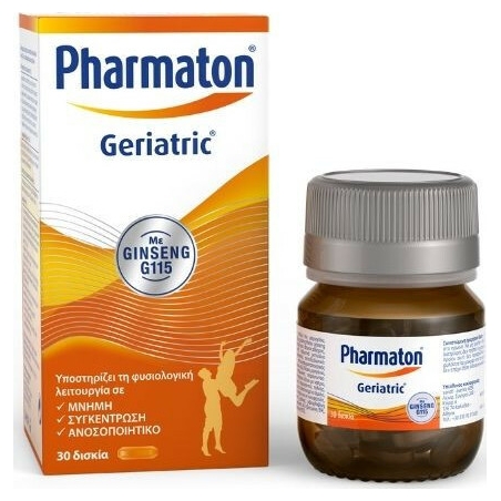 Pharmaton Geriatric με Ginseng G115 30 δισκία