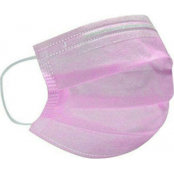 I-Tec Disposable Face Mask Tailor Made Ροζ 50τμχ