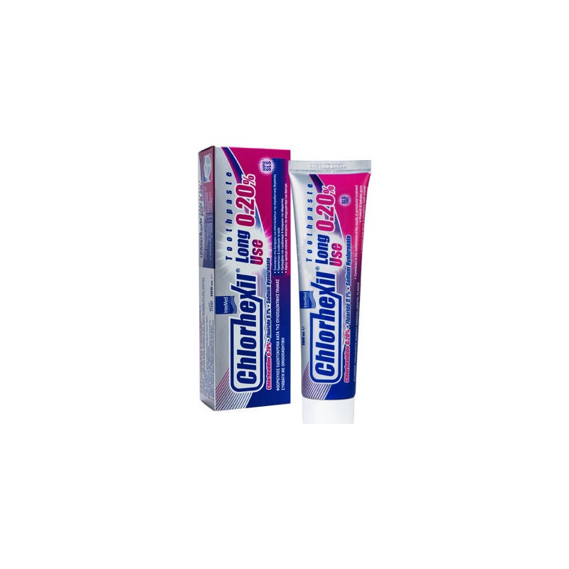 Intermed Chlorhexil 0.20% Toothpaste Long Use Κατά της Ουλοοδοντικής Πλάκας 100ml Intermed Chlorhexil 0.20% Toothpaste Long Use Κατά της Ουλοοδοντικής Πλάκας 100ml