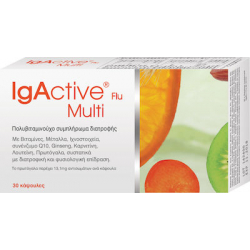 IGACTIVE Flu Multi Πολυβιταμινούχο συμπλήρωμα διατροφής 30 κάψουλες