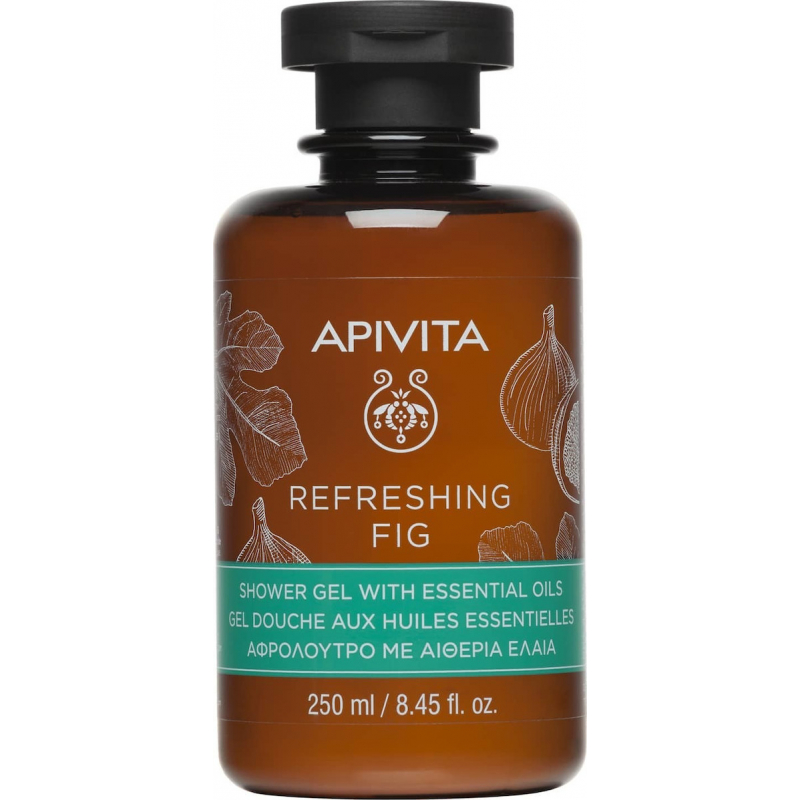 Apivita Refreshing Fig Αφρόλουτρο για Αίσθηση Φρεσκάδας 250ml