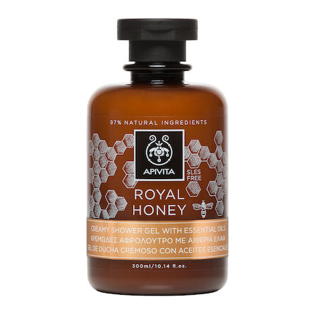 APIVITA Κρεμώδες Aφρόλουτρο με Aιθέρια Έλαια Royal Honey 250ml