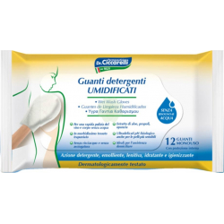 Dr.Ciccarelli Wet Wash Gloves Υγρά Γάντια Καθαρισμού για Πρόσωπο & Σώμα 12 Τεμάχια