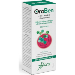 Aboca Oroben Στοματική Γέλη που Μειώνει τον Πόνο, Προστατεύει και Ευνοεί την Ίαση, 15ml