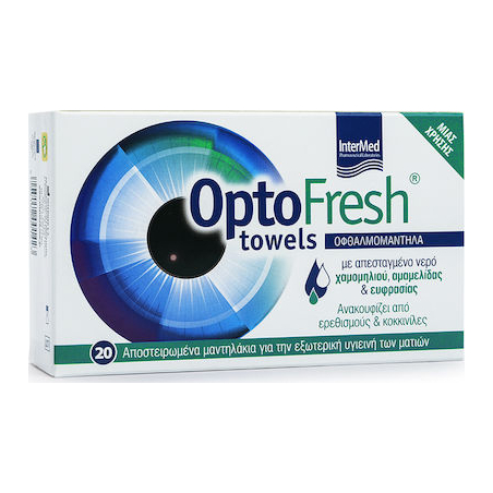 Intermed Optofresh Towels 20 Οφθαλμομάντηλα