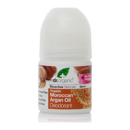 Dr.Organic Organic Deodorant Moroccan Argan Oil Roll-On 50ml