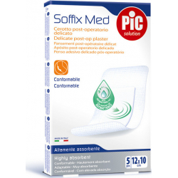 Pic Solution Solution Suffix Med Delicate Post-op Plaster Highly Absorbent 12x10cm 5τμχ