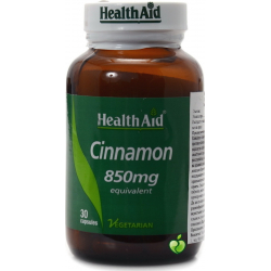 Health Aid Cinnamon 850mg 30 κάψουλες