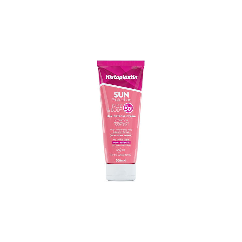 Heremco Histoplastin Sun Protection Face & Body Max Defense Cream SPF50 200mL