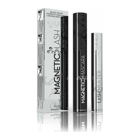 Magnetic Lash from Santhilea London, Black Velvet Magnetic Mascara 12gr & Lash Builder System 1gr
