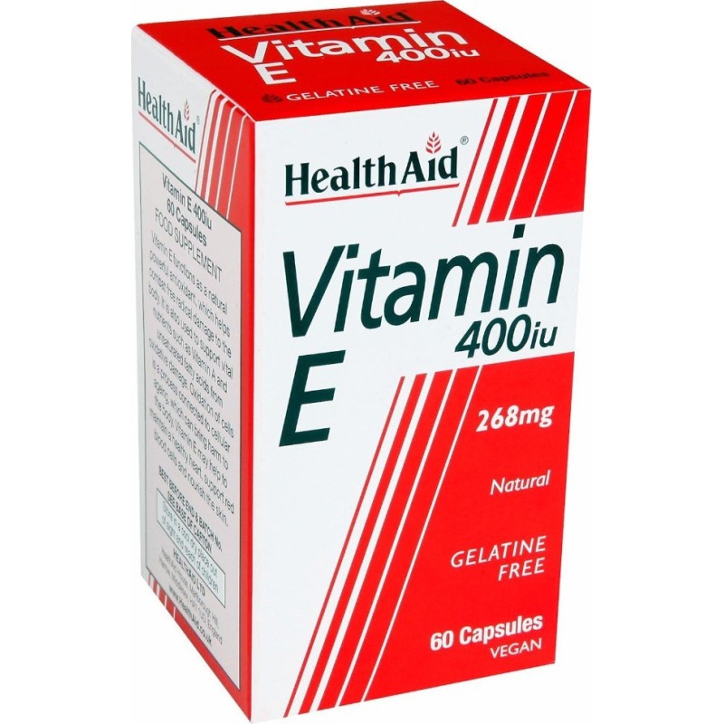 HealthAid Vitamin E 400iu 60 κάψουλες HealthAid Vitamin E 400iu 60 κάψουλες