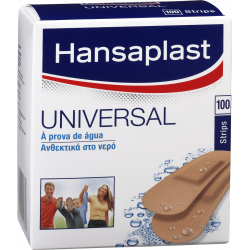 Hansaplast Universal 30 x 72mm 100τμχ 3,0 X 7,2cm
