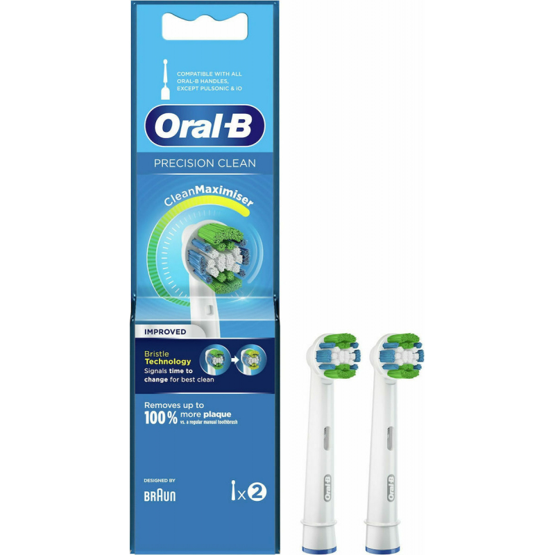 Oral-B Ανταλλακτικές Κεφαλές Precision Clean 2τμχ