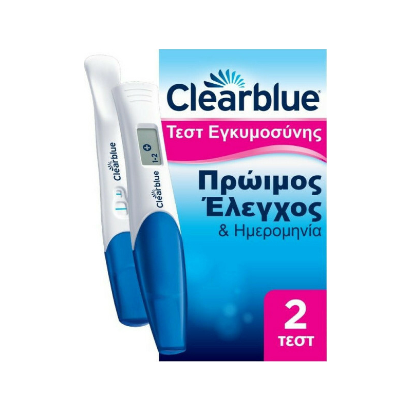 Clearblue Early Τεστ Εγκυμοσύνης Πρόωρης Ανίχνευσης 2τμχ