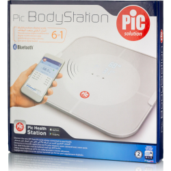 Pic Solution BodyStation Bluetooth Smart Ζυγαριά με Λιπομετρητή & Bluetooth σε Λευκό χρώμα