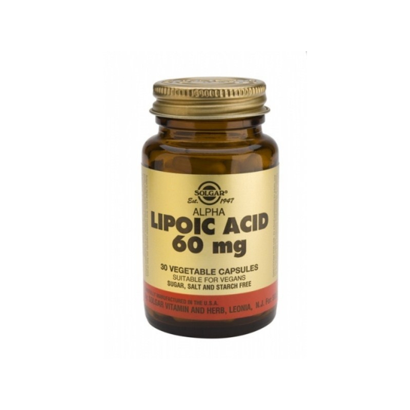 Solgar Alpha Lipoic Acid 60mg 30 κάψουλες