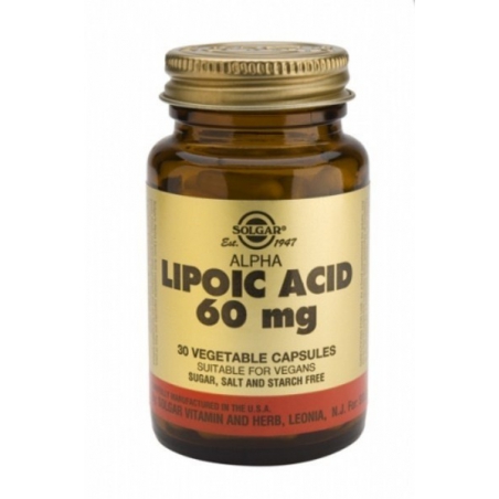 Solgar Alpha Lipoic Acid 60mg 30 κάψουλες