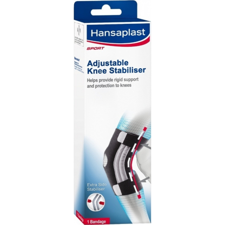 Hansaplast Adjustable Knee Stabilizer Ρυθμιζόμενη Επιγονατίδα για Έξτρα Σταθεροποίηση One Size