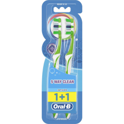 Oral-B Complete 5 Way Clean 40 1+1 Πράσινο - Πράσινο Medium