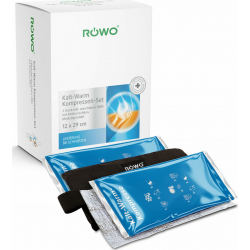 Rowo Επίθεμα Gel με Velcro & Ελαστική Ταινία Στερέωσης 29x12cm 2τμχ