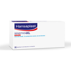 Hansaplast Αποστειρωμένα Αυτοκόλλητα Επιθέματα Sensitive 4XL 20x10cm 25τμχ