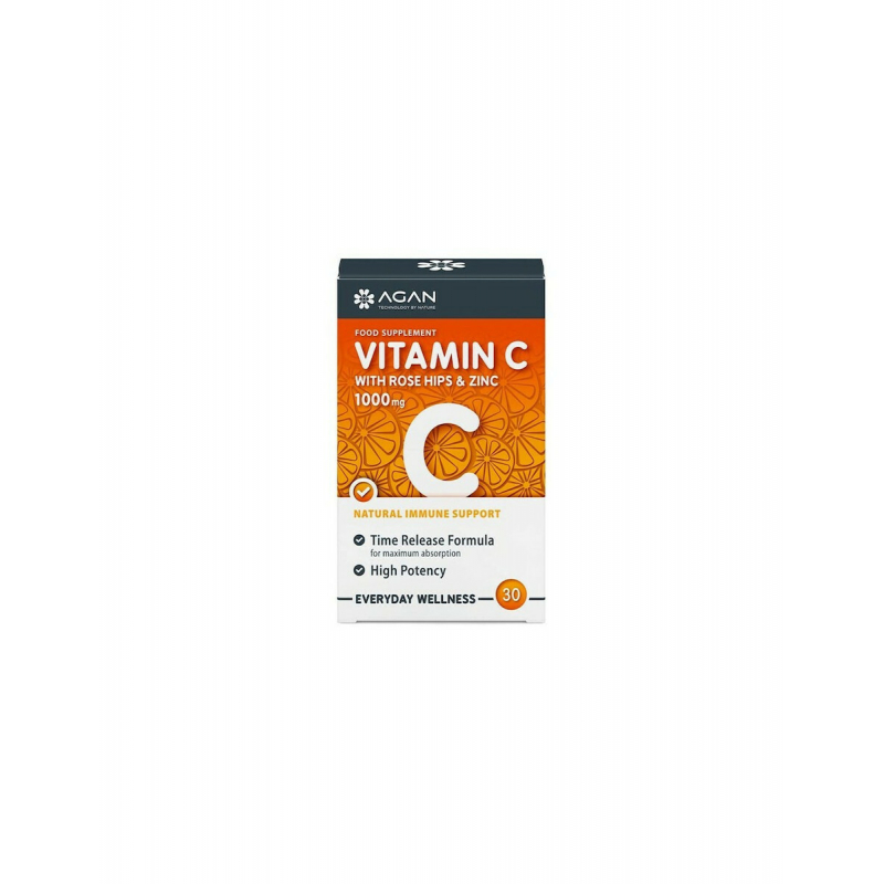 Agan Vitamiin C with Rose Hips & Zinc 1000mg