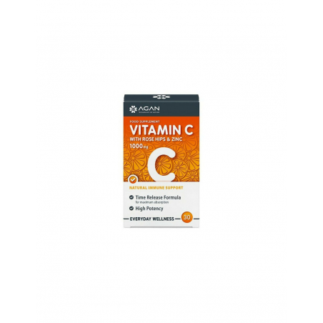 Agan Vitamiin C with Rose Hips & Zinc 1000mg