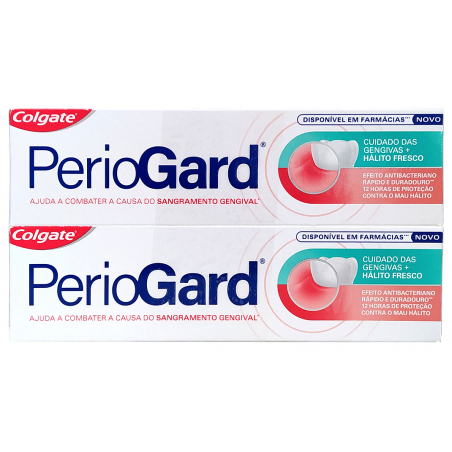 Colgate Periogard Οδοντόκρεμα κατά της Ουλίτιδας 2x75ml Προστασία Ούλων και Δροσερή Αναπνοή