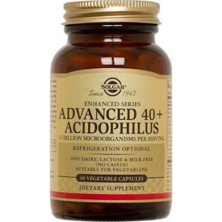 Solgar Acidophilus 40+ Advanced 60 φυτικές κάψουλες