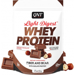 QNT Light Digest Whey Protein 500gr Chocolate Hazelnut