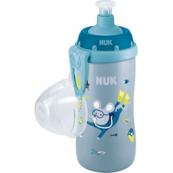 Nuk Junior Cup Καπάκι Push Pull Blue 300ml