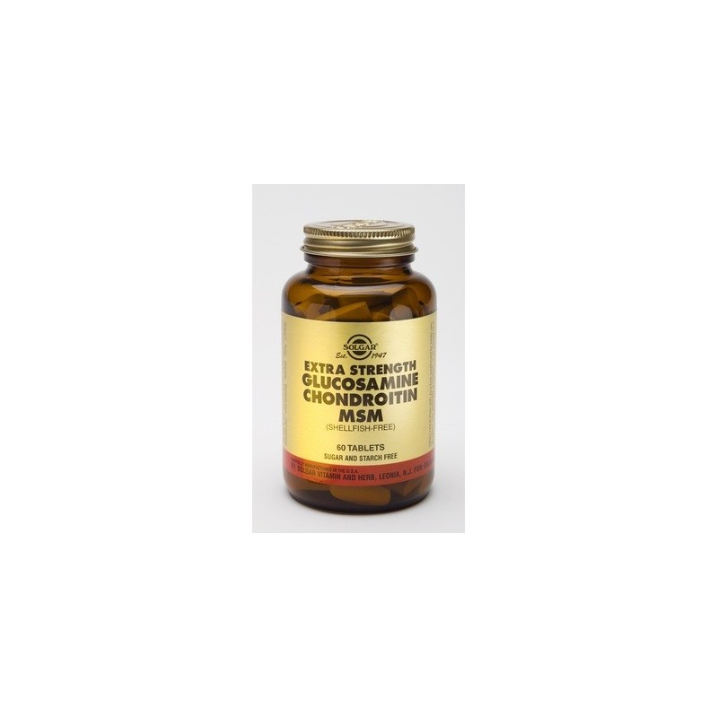 Solgar Extra Strength Glucosamine Chondroitin MSM 60 ταμπλέτες Solgar Extra Strength Glucosamine Chondroitin MSM 60 ταμπλέτες