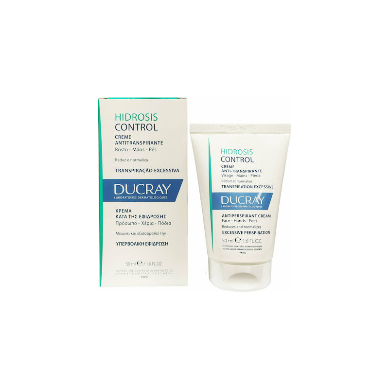 Ducray Hidrosis Control Creme Anti-Traspirante Face, Hands & Feet Cream 50ml