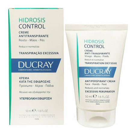 Ducray Hidrosis Control Creme Anti-Traspirante Face, Hands & Feet Cream 50ml