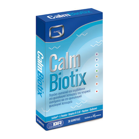 Quest Calm Biotix Συμπλήρωμα για το Άγχος 30 κάψουλες
