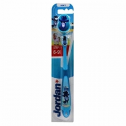 Jordan Παιδική Οδοντόβουρτσα Step 3 Γαλάζιο - Μπλε για 6+ χρονών