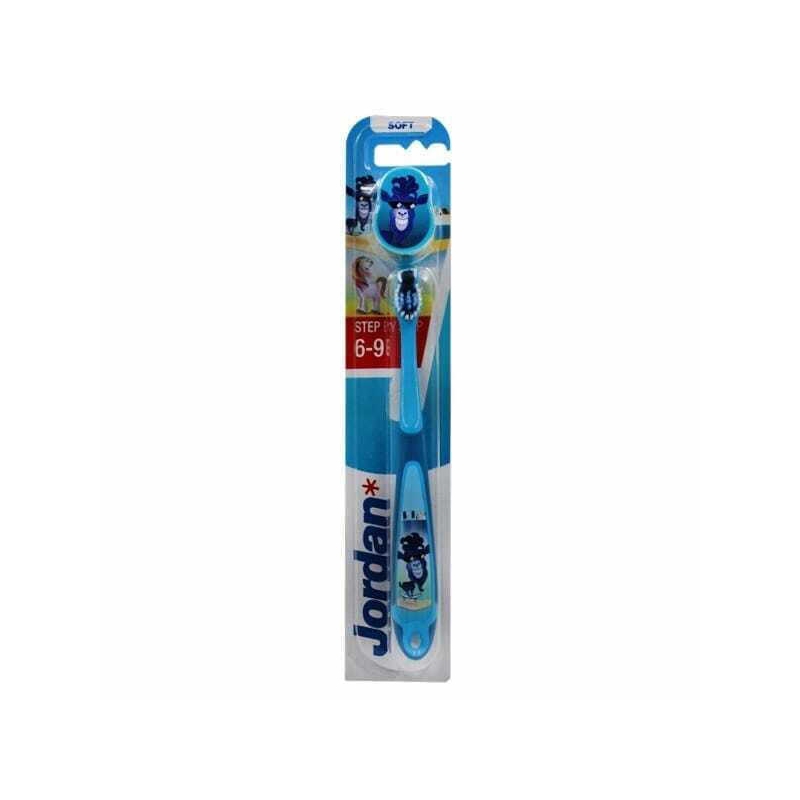 Jordan Παιδική Οδοντόβουρτσα Step 3 Γαλάζιο - Μπλε για 6+ χρονών
