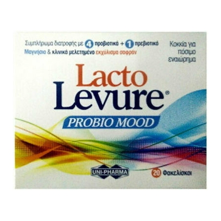 Uni-Pharma LactoLevure Probio Mood Προβιοτικά 20 φακελίσκοι