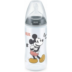 Nuk Πλαστικό Μπιμπερό First Choice Plus Mickey & Minnie Κατά των Κολικών με Θηλή Σιλικόνης 300ml για 6-18 μηνών