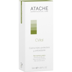 Atache CVital Moisturizing Protecting & Antioxidant Cream for Normal & Dry Skin 50ml
