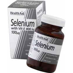 Health Aid Selenium 100mg & Vitamin E 30 κάψουλες
