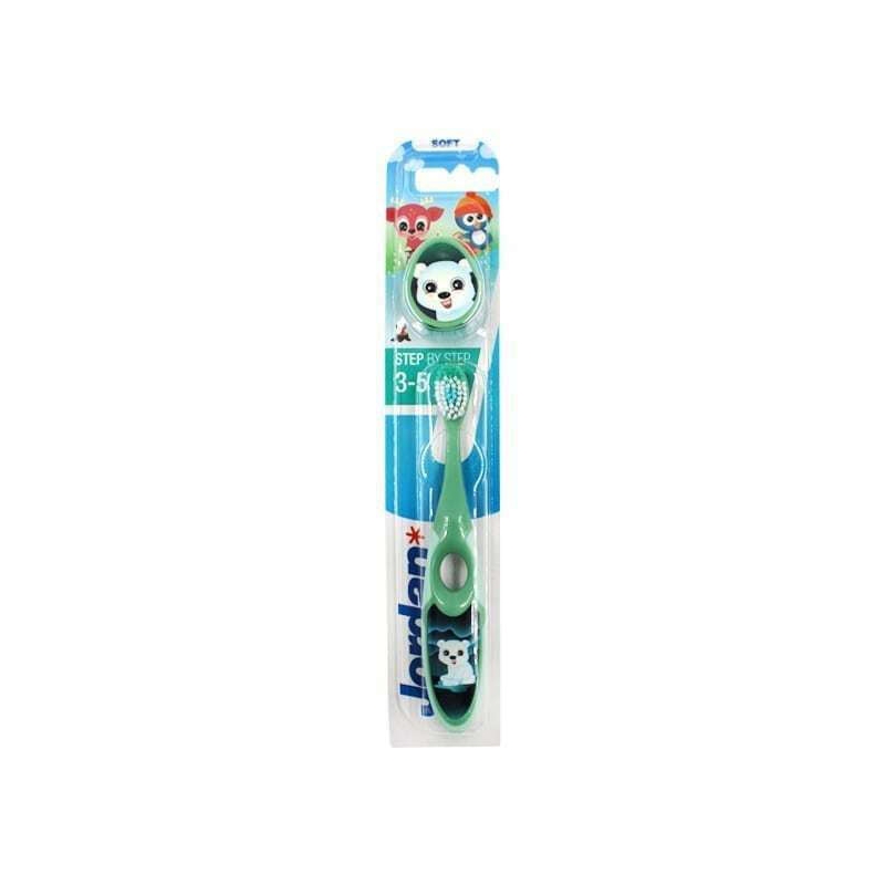 Jordan Παιδική Οδοντόβουρτσα Olive Mint για 3+ χρονών
