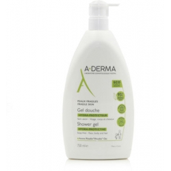 A-Derma Hydra-Protective Αφρόλουτρο σε Gel για Μαλλιά , Πρόσωπο & Σώμα 750ml