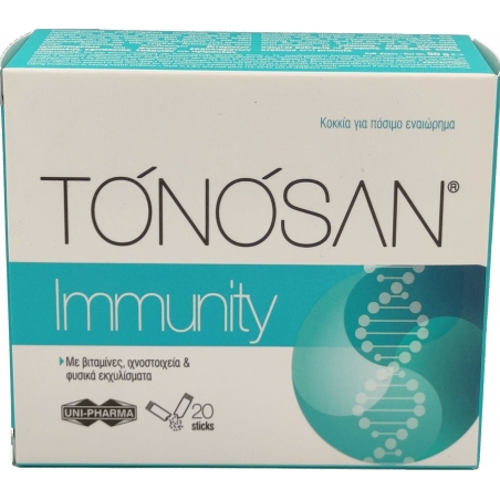 Uni-Pharma Tonosan Immunity Συμπλήρωμα για την Ενίσχυση του Ανοσοποιητικού 20 φακελίσκοι