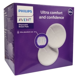 Philips Avent Ultra Comfort and Confidence Επιθέματα Στήθους 60 τεμάχια SCF254/61