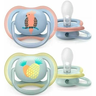 Philips Avent Ultra Air SCF085/12 0-6m, Ορθοδοντική Πιπίλα 2τμχ.