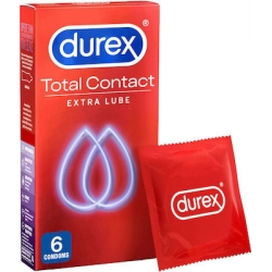 Durex Προφυλακτικά Total Contact Λεπτά 6τμχ