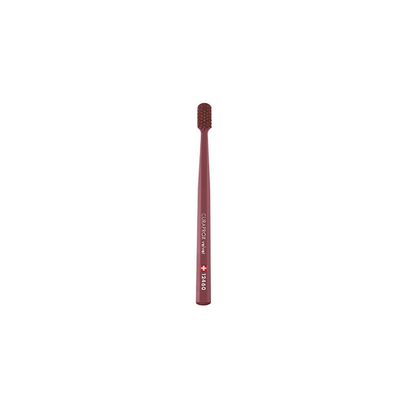 Curaprox CS 12460 Velvet Ultra Soft Μπορντό - Μπορντό 1τμχ Curaprox CS 12460 Velvet Ultra Soft Μπορντό - Μπορντό 1τμχ