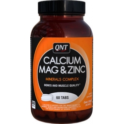 QNT Calcium Magnesium & Zinc Minerals Complex 60 ταμπλέτες