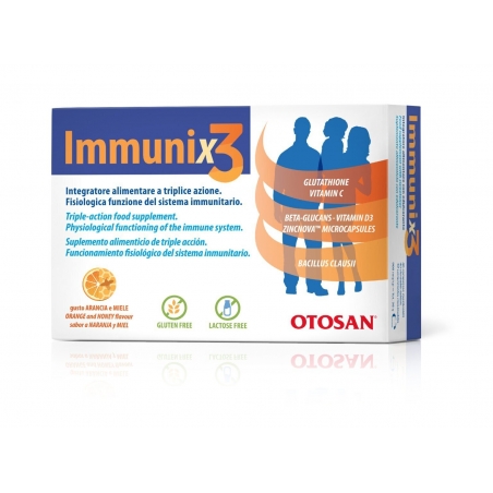 Otosan Immuni x 3 Honey Orange 40 μασώμενες ταμπλέτες